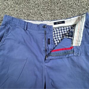 Daniel Cremieux Classic Provence Men’s Sz 40 Flat Front Blue Cotton Chino Shorts
